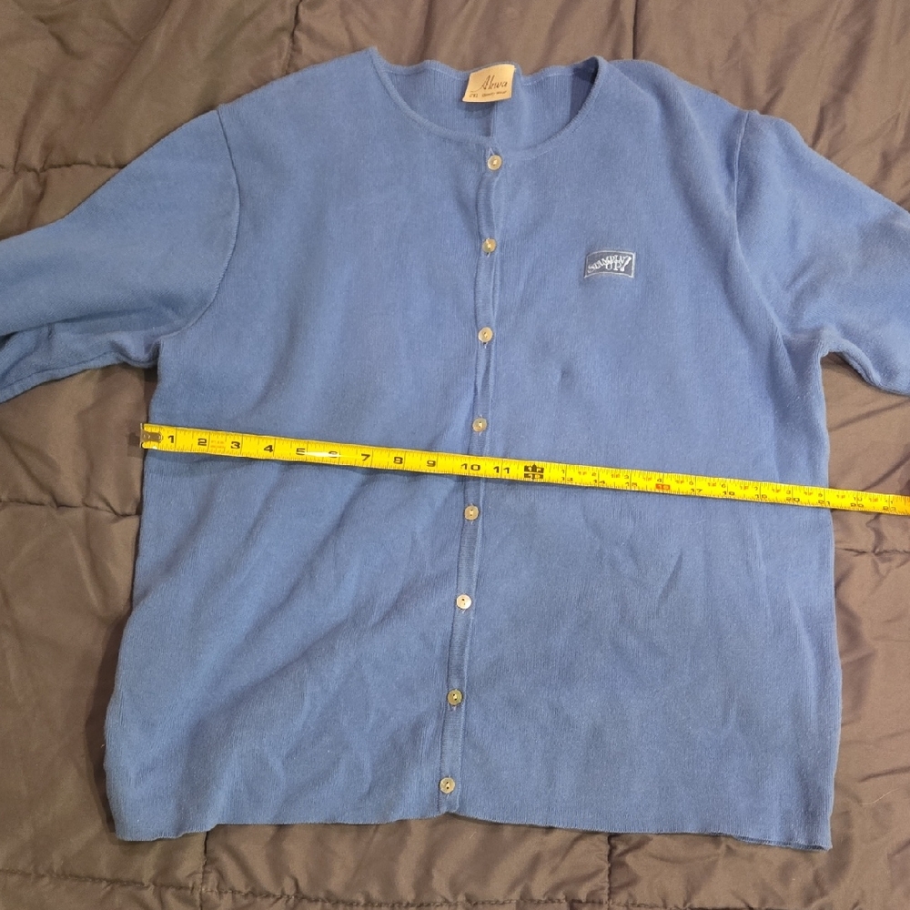Stampin Up Akubra Sky Blue Knit Top